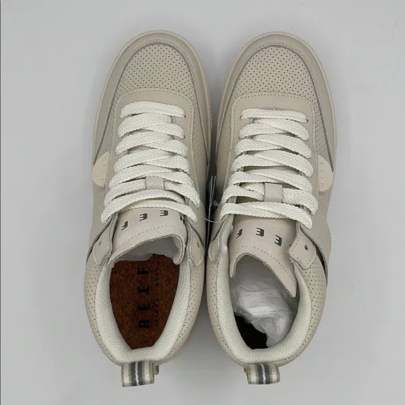 Reef Lay Day Hi Sneakers, whisper white