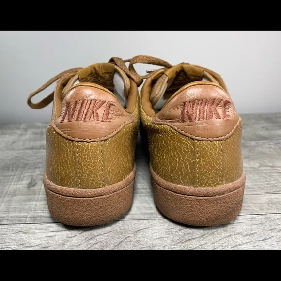 Retro Nike Swoosh Cortez Brown Leather Women's Trainers Sneakers Kicks Shoes 9.5