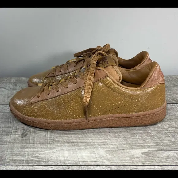 Retro Nike Swoosh Cortez Brown Leather Women's Trainers Sneakers Kicks Shoes 9.5