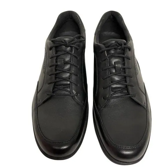 Rockport DL Blucher Mens Leather Lace Up Comfort Shoes AdiPRENE  Black Size 12