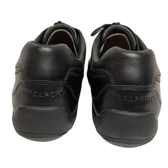 Rockport DL Blucher Mens Leather Lace Up Comfort Shoes AdiPRENE  Black Size 12