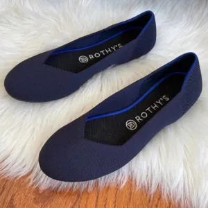 Rothy’s maritime blue retired blue sole size 9.5 fla…