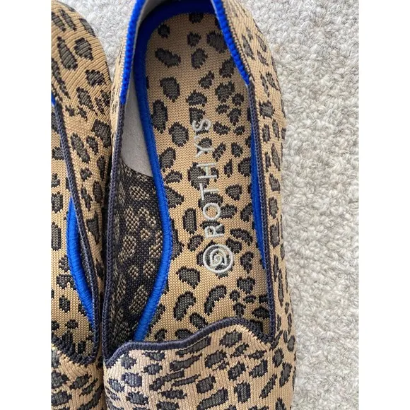 Rothy’s Spotted Leopard Loafer Flat Size 9.5