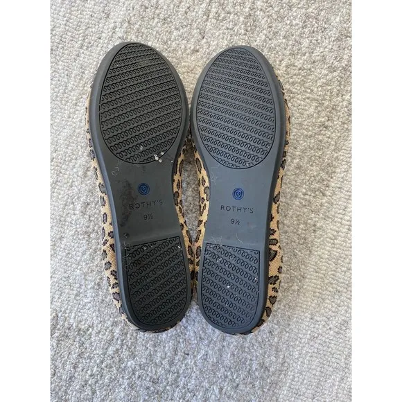 Rothy’s Spotted Leopard Loafer Flat Size 9.5