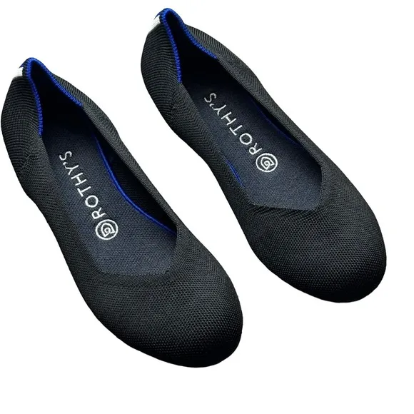 Rothy's The Flat Round Toe Bellet Flats Shoes Size 9 NWOT