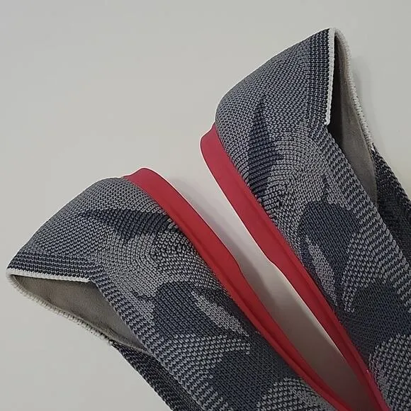 Rothy's The Flat Round Toe in Camo Grey