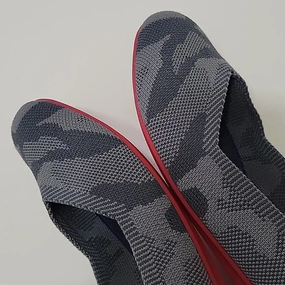Rothy's The Flat Round Toe in Camo Grey