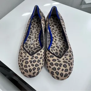 Rothy’s‎ The Flat Round Toe Leopard Print Size 6.5