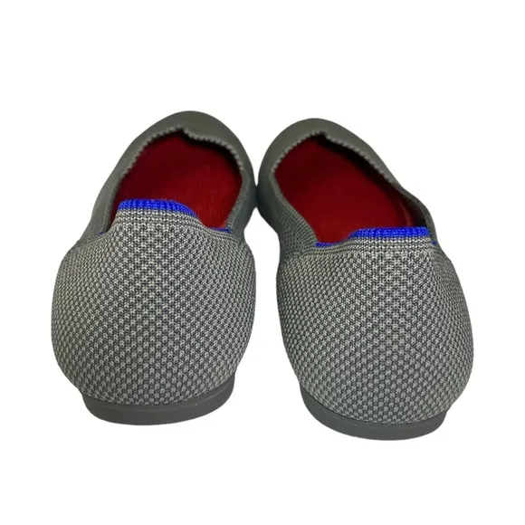Rothy’s The Flat Slip On Round Toe In Charcoal Size 8