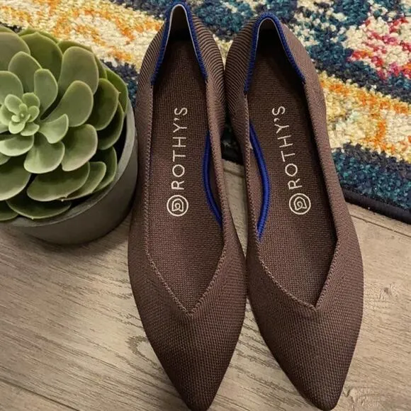 Rothys the point mink size 8 woman’s flat shoes