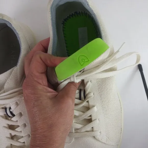 Rothy's The RS02 Sneaker Bone White Size M 11 W12.5 Unisex EUC
