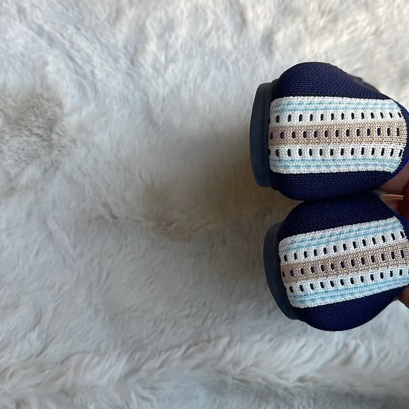 Rothy’s the square flat shoes in navy