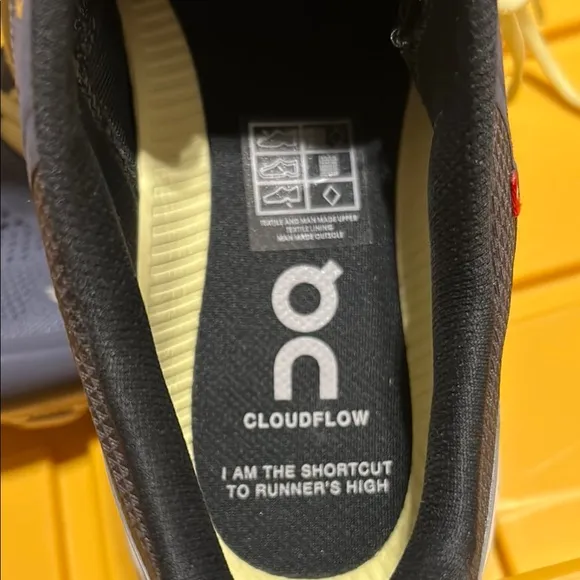 Running Men's Shoes - Blue and Yellow