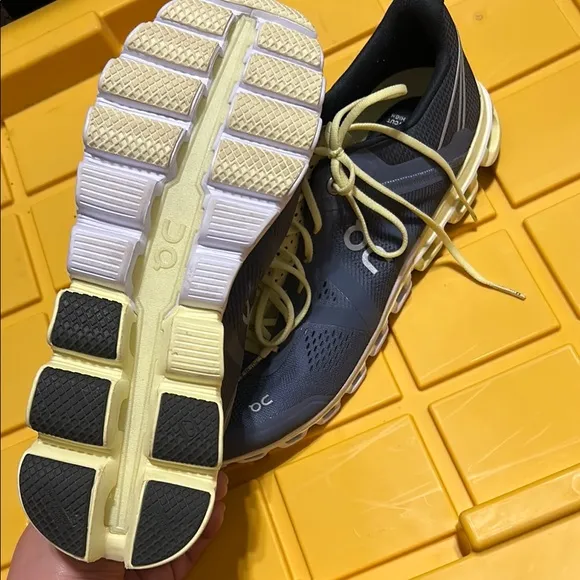 Running Men's Shoes - Blue and Yellow