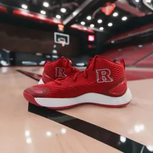 Rutgers Scarlet Knights adidas Basketball Shoe Player Issued Men's Red Sz 15