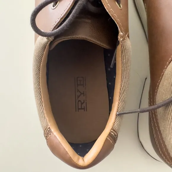Rye By Hawker Rye Brown Lace Up Dress Sneaker Size 12