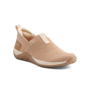 RYKA Warm Taupe Echo Knit Slipon Sneakers