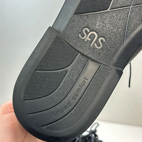 SAS Black Ambassador Oxford Shoes Size 11N