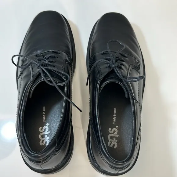 SAS Black Ambassador Oxford Shoes Size 11N