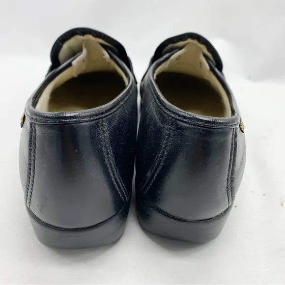 SAS Black Classic Penny Loafer Slip On Orthotic Shoes 7.5