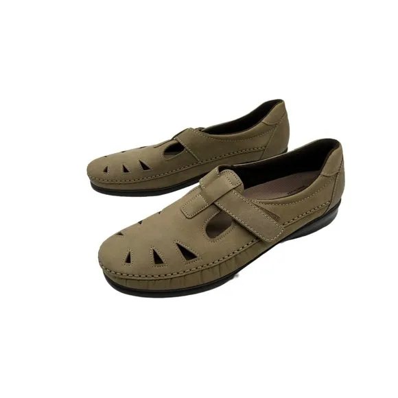 Sas Comfort Shoes Womens 11.5 S Tripad Roamer Slip On Tan USA Made NWOB