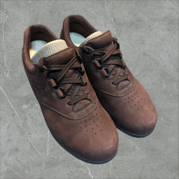 SAS Free‎ Time Teak Brown Women's Walking Shoes 7.5N EUC!! Orthopedic