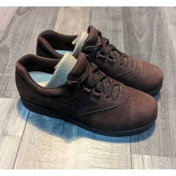 SAS Free‎ Time Teak Brown Women's Walking Shoes 7.5N EUC!! Orthopedic