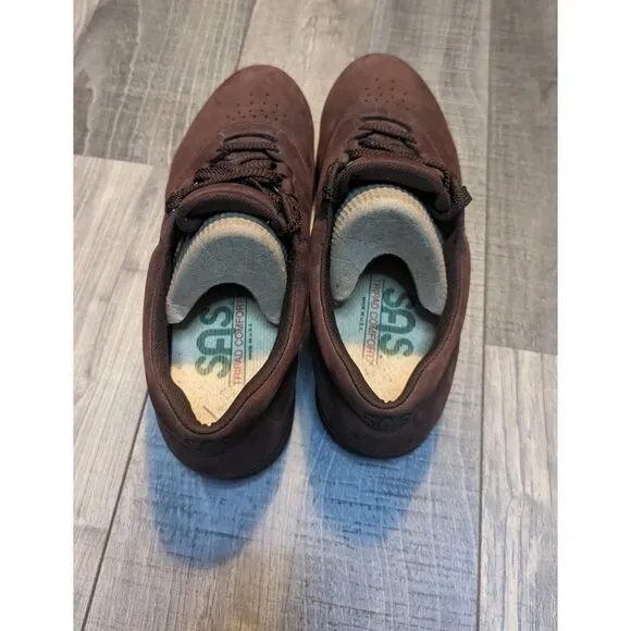 SAS Free‎ Time Teak Brown Women's Walking Shoes 7.5N EUC!! Orthopedic