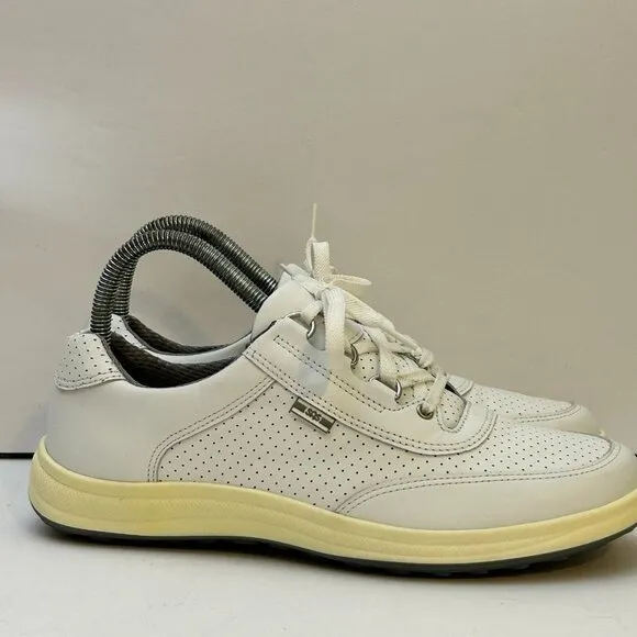 SAS High Street White Sneakers size 8N A98871398 Narrow Lace Up Arch Support