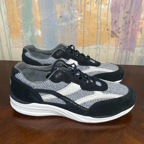 SAS Journey Mesh Leather Suede lace up Comfort sneakers men’s size 14 M NWOT