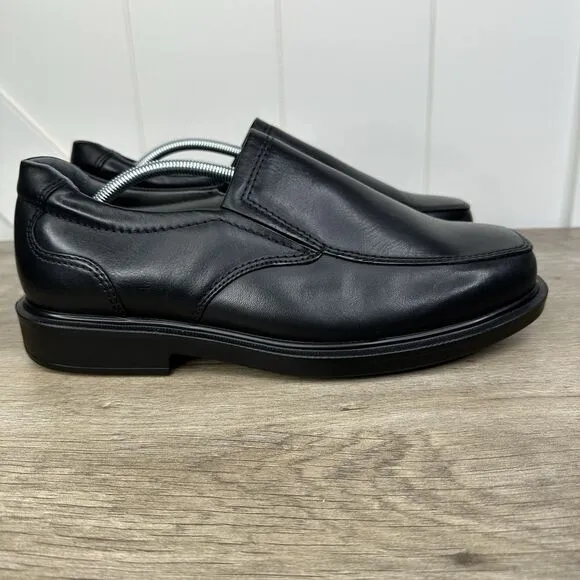 SAS Men's Shoes Diplomat Black Leather Loafer Size 12WW Comfort Made in USA Wide