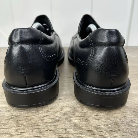 SAS Men's Shoes Diplomat Black Leather Loafer Size 12WW Comfort Made in USA Wide
