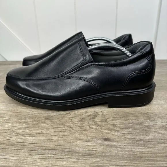 SAS Men's Shoes Diplomat Black Leather Loafer Size 12WW Comfort Made in USA Wide