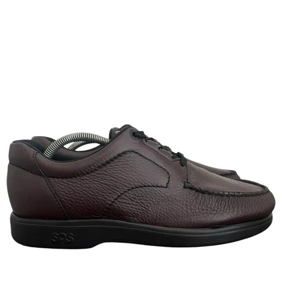SAS Shoes Men Size 10.5W Bout Time Cordovan Lace Up Walking 1520-035 Sneakers