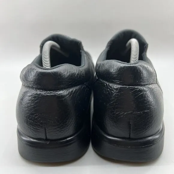 SAS Side Gore Slip On Walking Loafers Men's 12 M Black Orthopedic Comfort Shoes