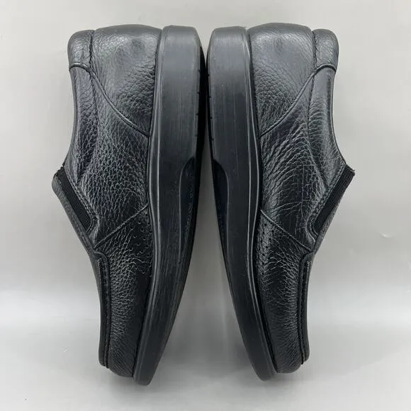 SAS Side Gore Slip On Walking Loafers Men's 12 M Black Orthopedic Comfort Shoes