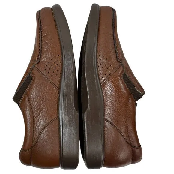 SAS Tripad Comfort Orthotic Brown Leather Loafer Shoes Men Size 12.5 M Excellent
