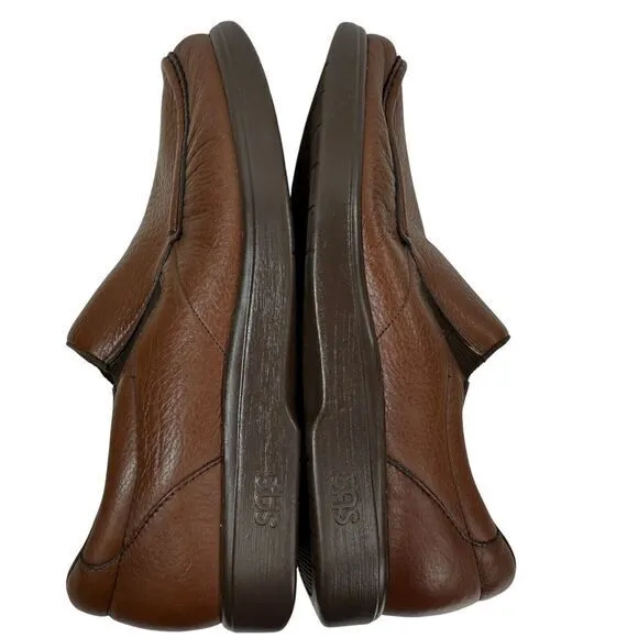 SAS Tripad Comfort Orthotic Brown Leather Loafer Shoes Men Size 12.5 M Excellent