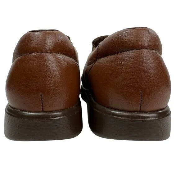 SAS Tripad Comfort Orthotic Brown Leather Loafer Shoes Men Size 12.5 M Excellent