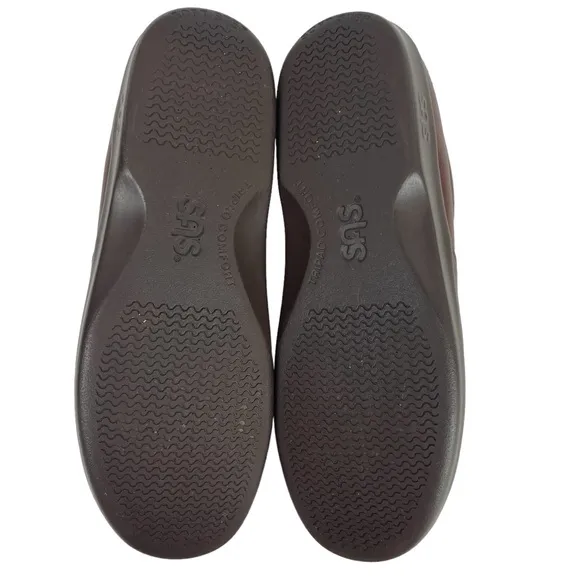 SAS Viva Loafer Womens Size 8 Narrow Teak Brown Leather