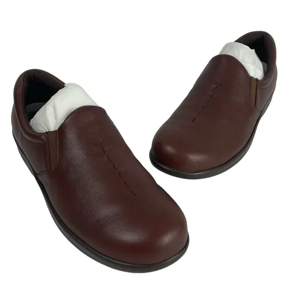 SAS Viva Loafer Womens Size 8 Narrow Teak Brown Leather