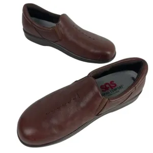 SAS Viva Loafer Womens Size 8 Narrow Teak Brown Leather