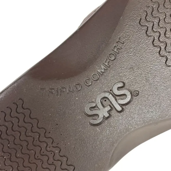 SAS Viva Loafer Womens Size 8 Narrow Teak Brown Leather