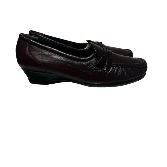 SAS Women’s Shoes Easier Antique Wine Size 10 W Tripad Comfort Foot Bed