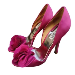 Satin Pink Badgley Mischka pumps sz 7