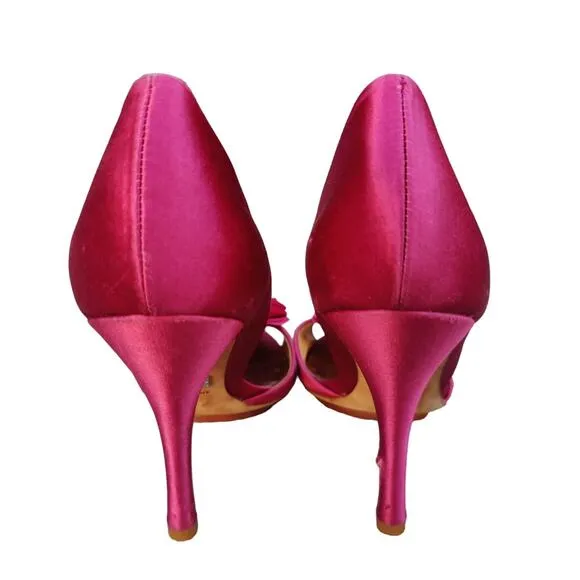 Satin Pink Badgley Mischka pumps sz 7