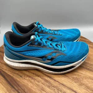 Saucony Endorphin Shoes Mens Size 10 Cobalt Silver Speed Running Comfort Walking