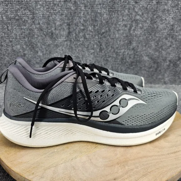Saucony Ride 17 Men's Size 13 Gray Athletic Jogging Running Shoes S20924-107