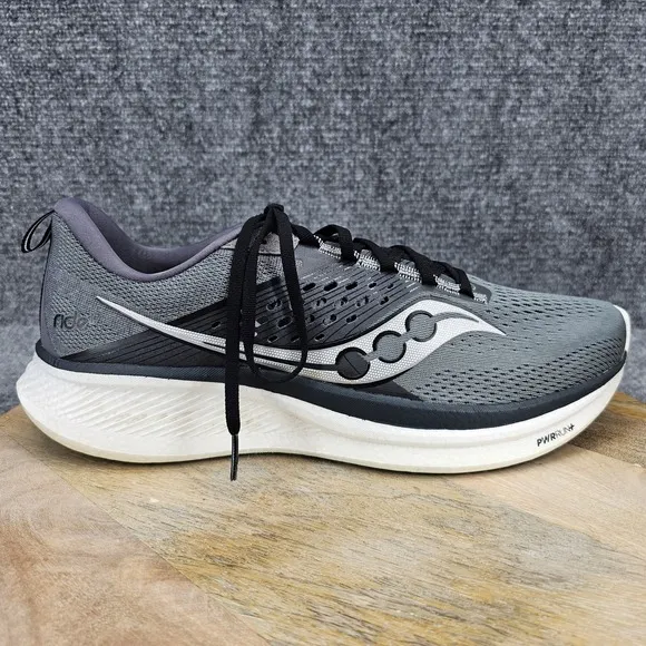 Saucony Ride 17 Men's Size 13 Gray Athletic Jogging Running Shoes S20924-107