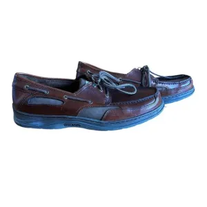 Sebago Dockside Mens Size 15 N Brown Leather Moc Toe Boat Deck Comfort Casual‎